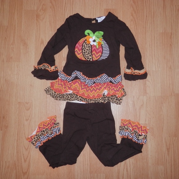 Emily Rose Other - Emily Rose Fall Pumpkin 2 Piece Matching Outfit